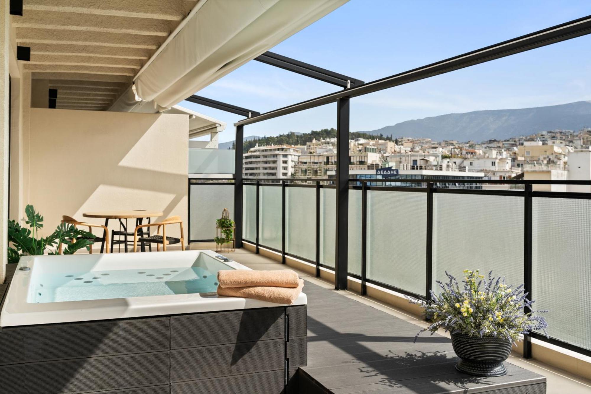 Acron 12 Penthouse Acropolis Suites Athena Bagian luar foto